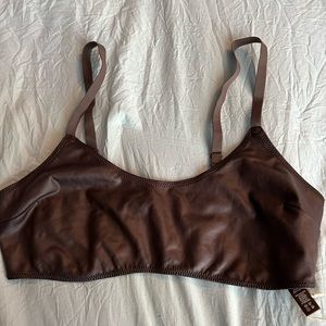 NWT SKIMS WET JERSEY SCOOP BRALETTE 🍒